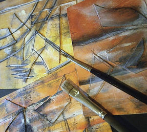 Paintings and Brushes