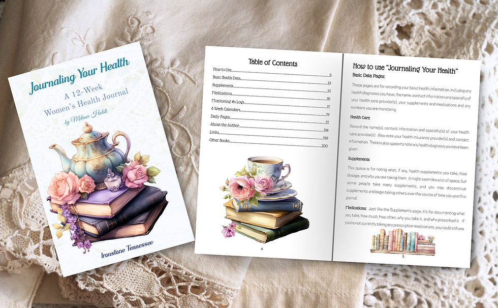 Thumbnail: Wellness journal cover and table of contents