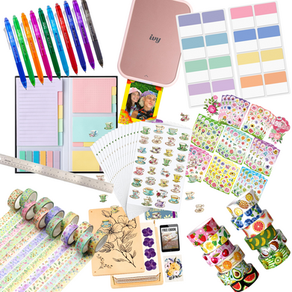 collection of journaling accessories
