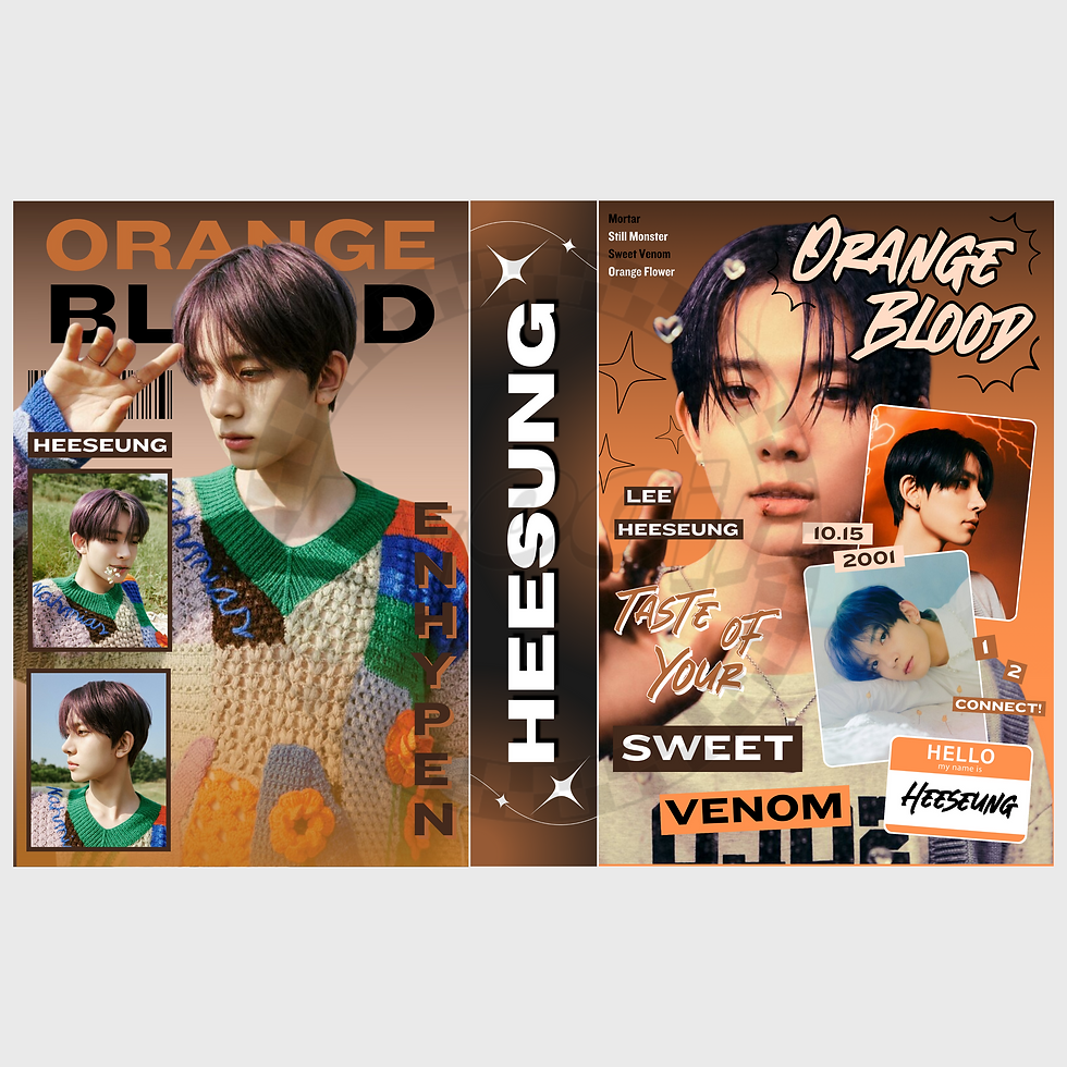 Thumbnail: Enhypen Orange Blood member version A6 Binder