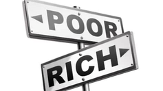 BE POOR TO BE RICH