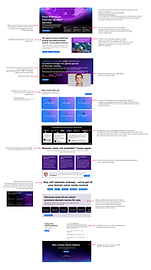 Example of website copywriting work Mike Peake, showing a PDF of client notes 1