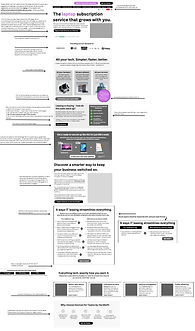 Example of website copywriting work Mike Peake, showing a PDF of client notes 3