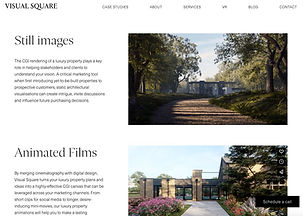 VR design luxury copy writing example