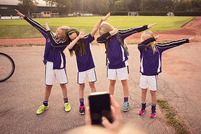 Girls Performing Dab Dance