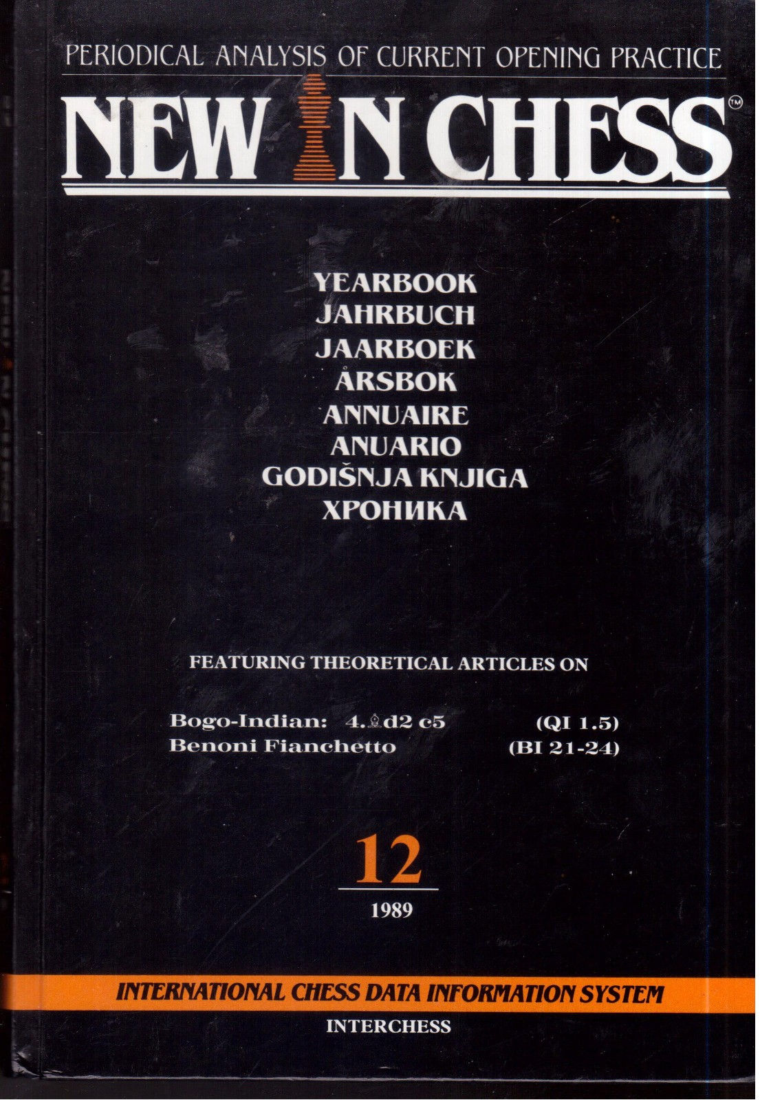 New In Chess Yearbook 12 Hardcover Rare Early Volume