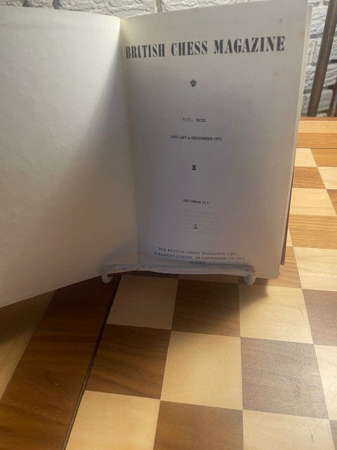 British Chess Magazine 1973 Bound