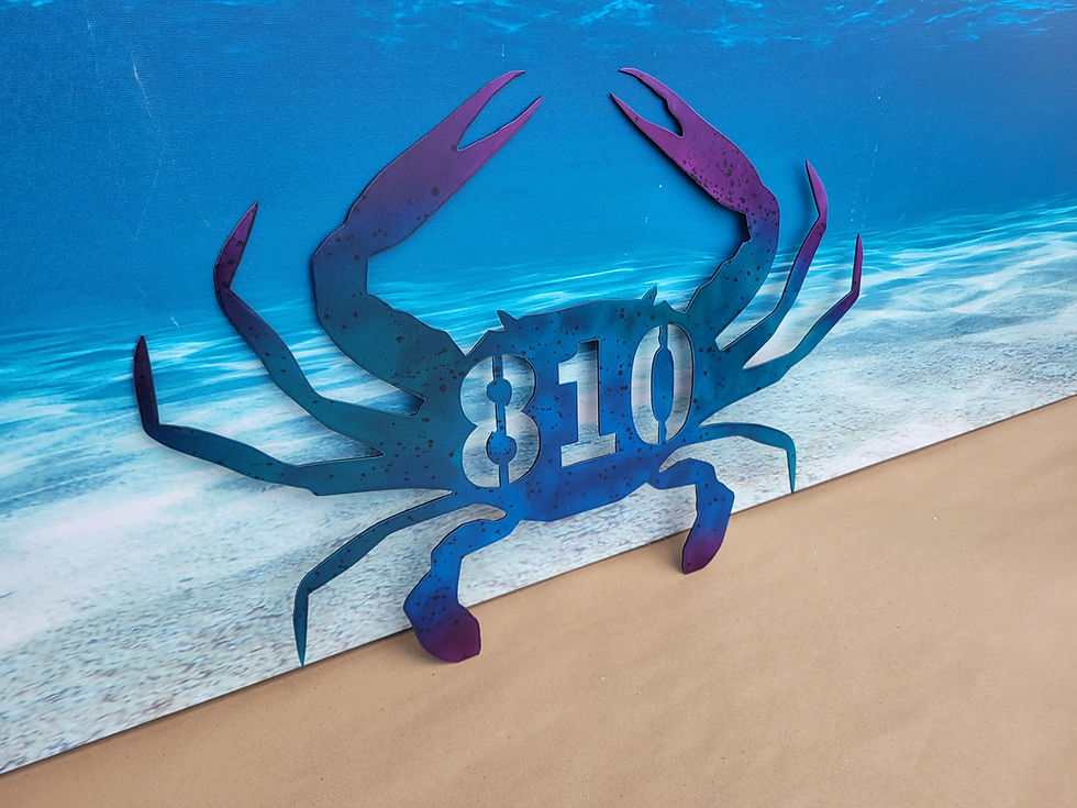 Thumbnail: Crab Monogram or House Number