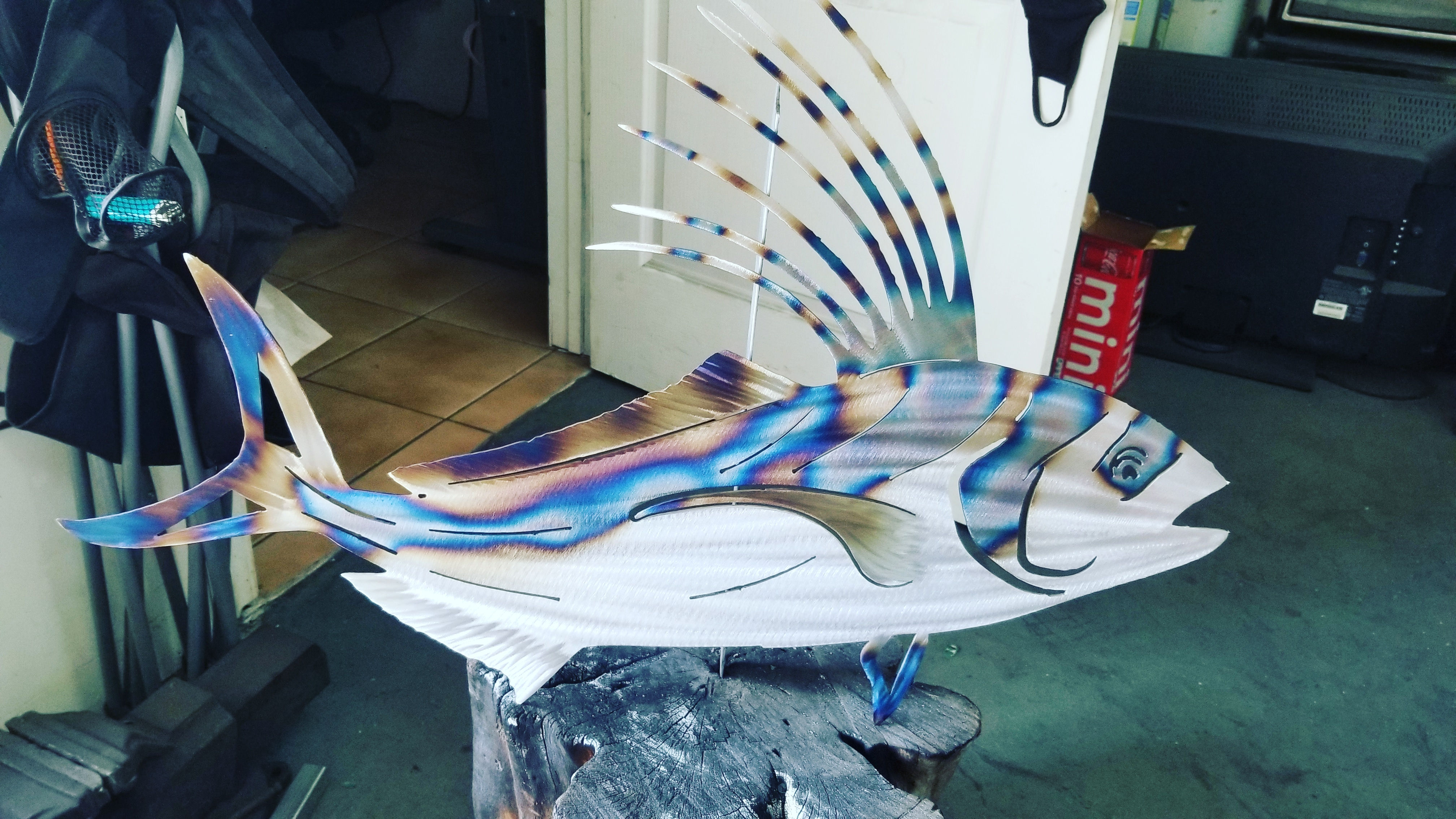 Rooster Fish Heat Treated