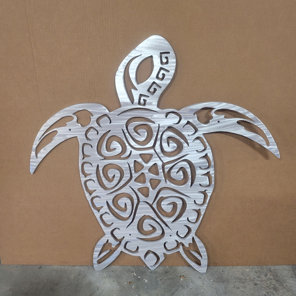 Thumbnail: Sea Turtle Metal Wall Art