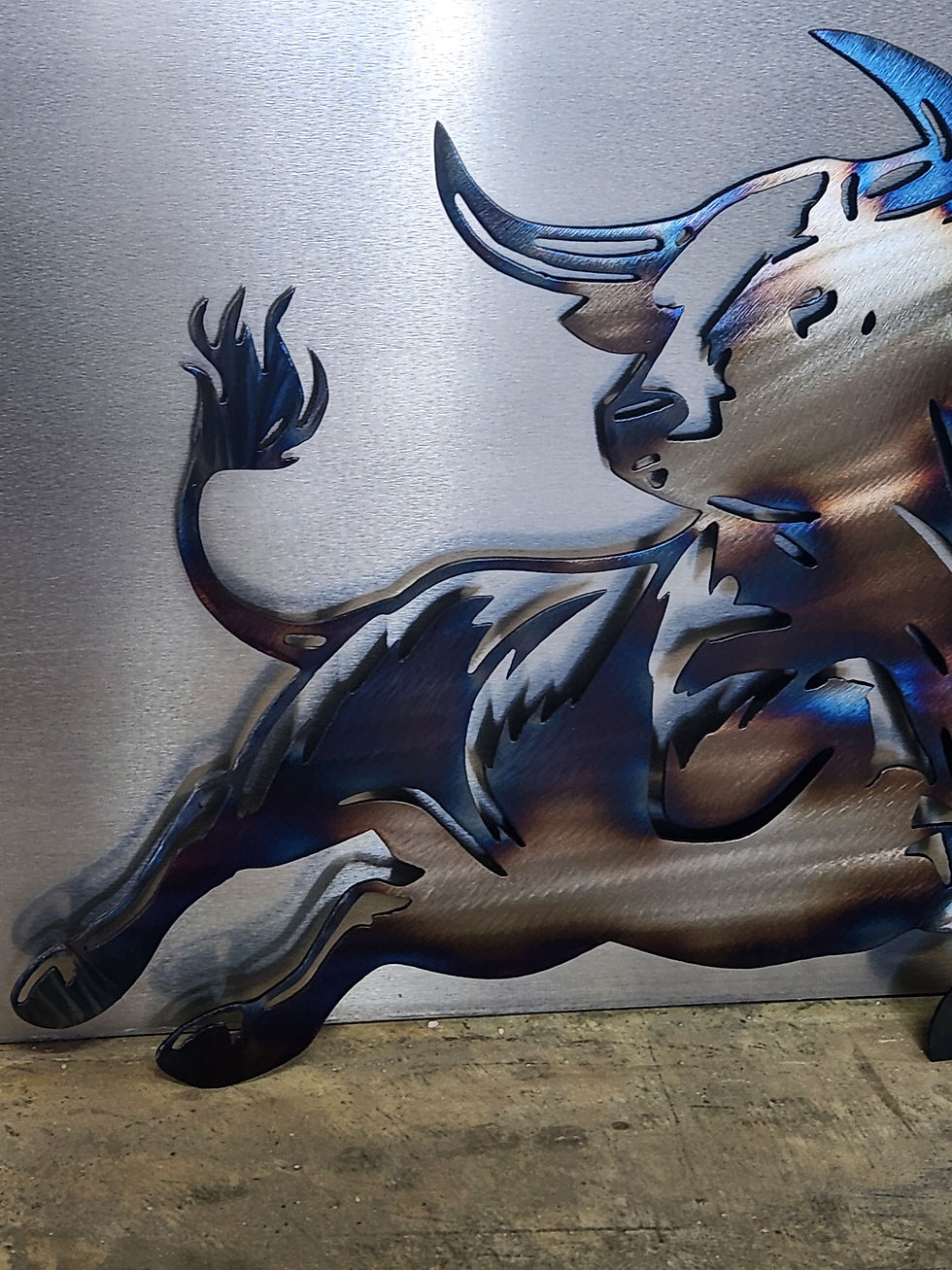 Thumbnail: Cow Bull Heat Treated