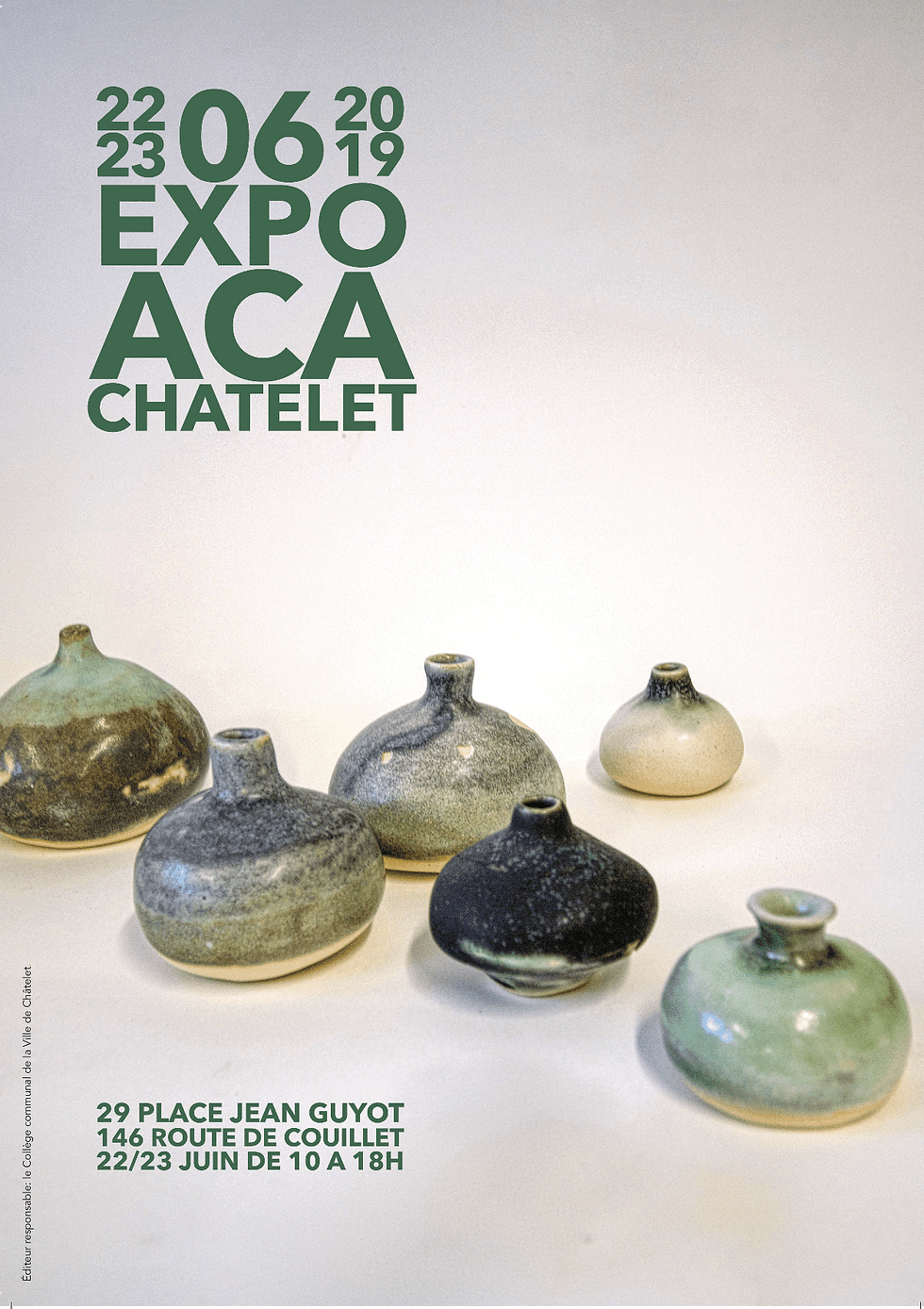 Affiche portes ouvertes académie des Beaux-Arts de Châtelet