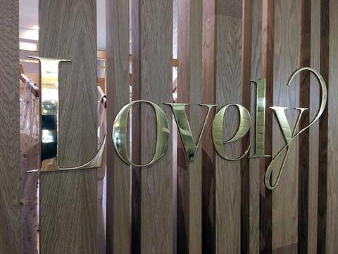 Brass Lettering