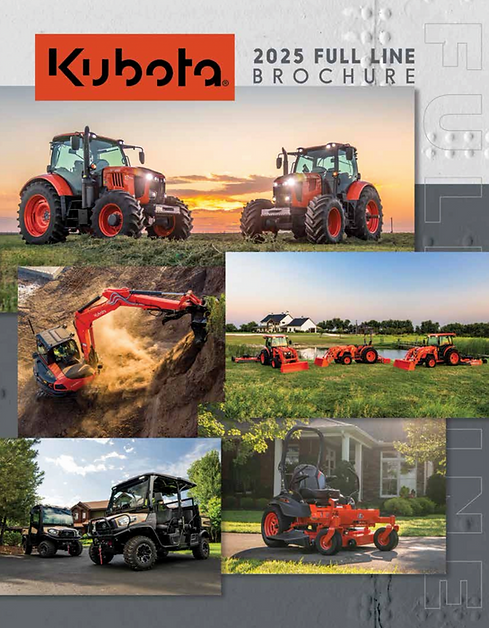 Kubota 2025 Full Line Brochure