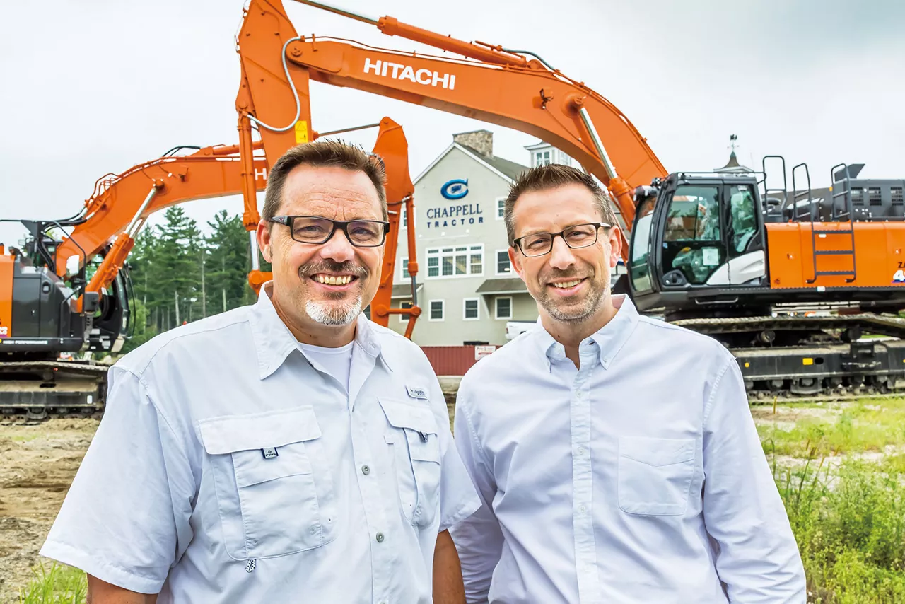 Corey Chappell President (left)  and Brad Chappell Vice President and CFO（right）