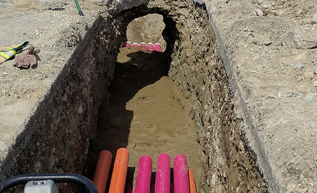 1c1 conductor, cable termination, installation, pad mounted transformers, testing and commissioning, and the transfer back to underground from 34.5 KV to 25 KV