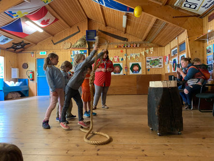 Bevers vieren Piratenfeestje