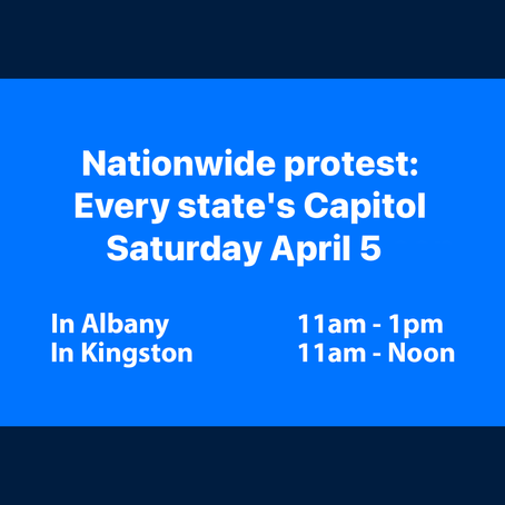 In Albany, Kingston & Delhi • April 5