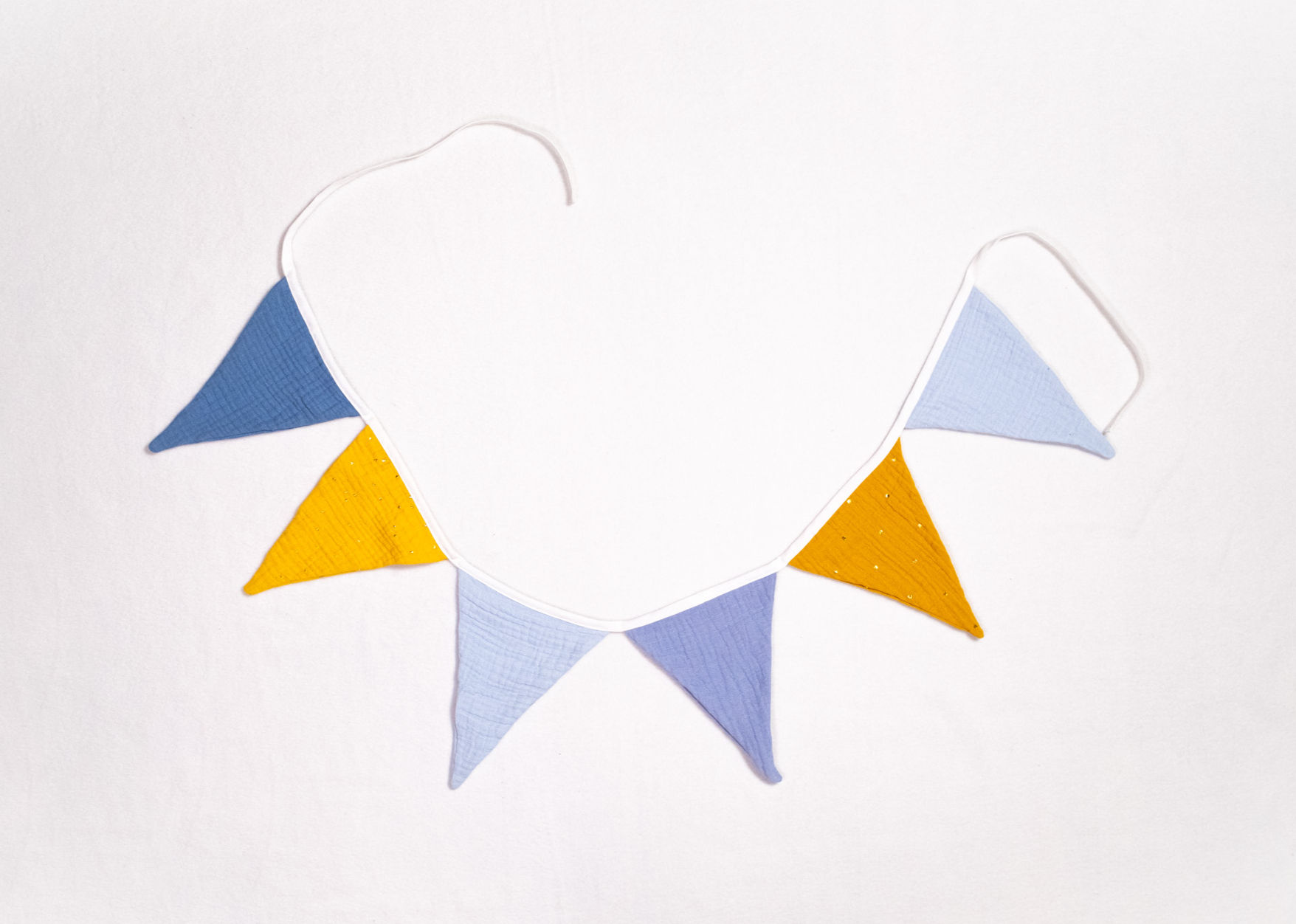 Guirlande de fanions Gaze de coton