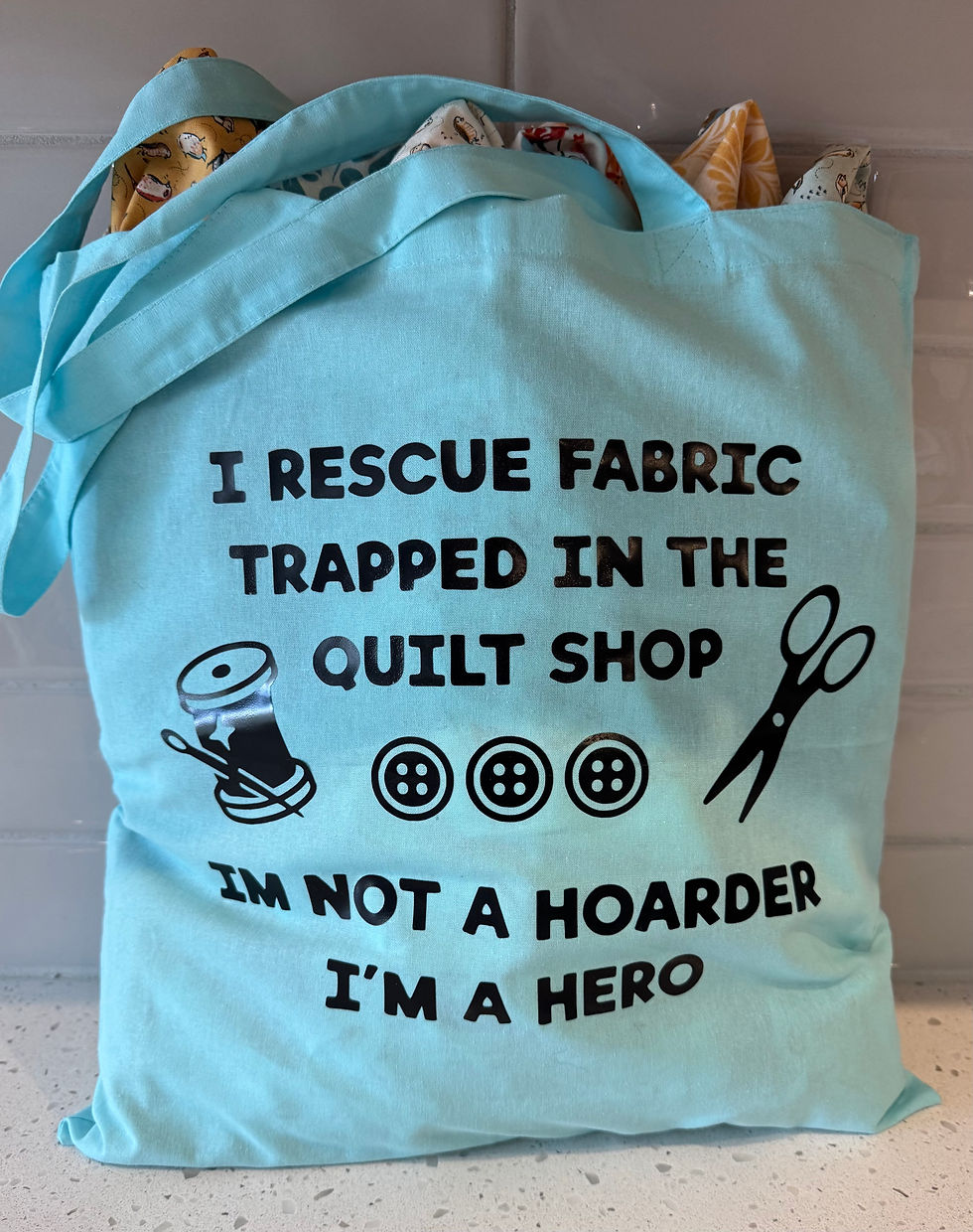 Thumbnail: Fabric Hero Tote Bag