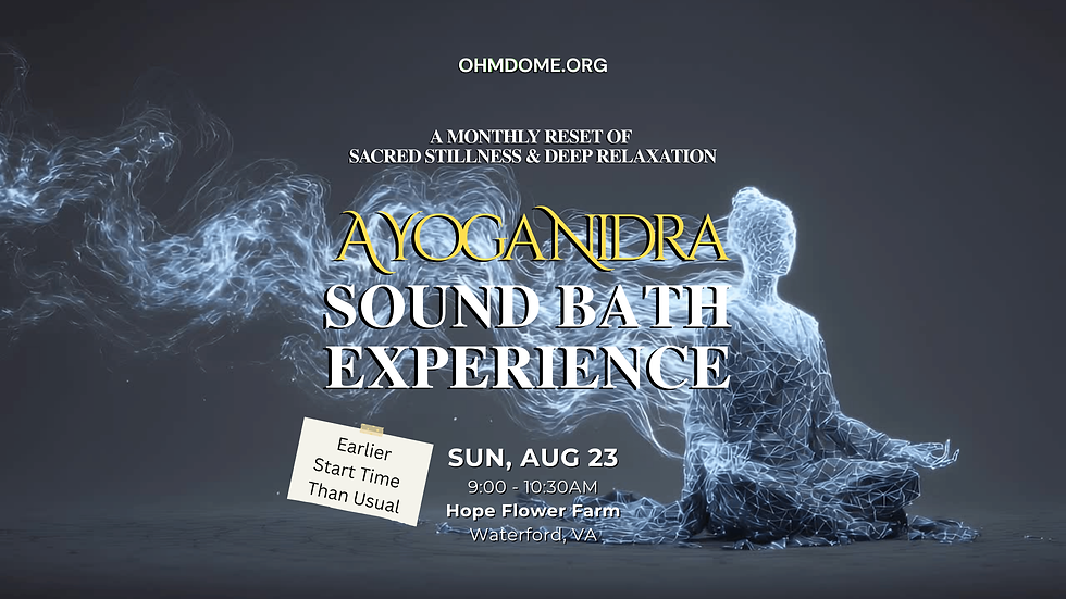YOGA NIDRA Sound Bath