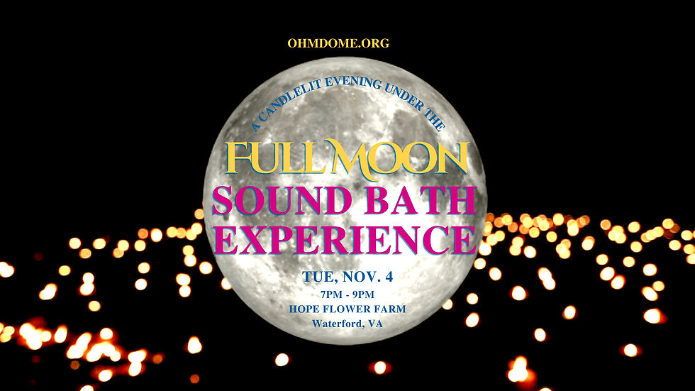 FULL MOON Sound Bath - Gratitude