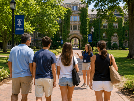 ising seniors visiting colleges to find their best fit college