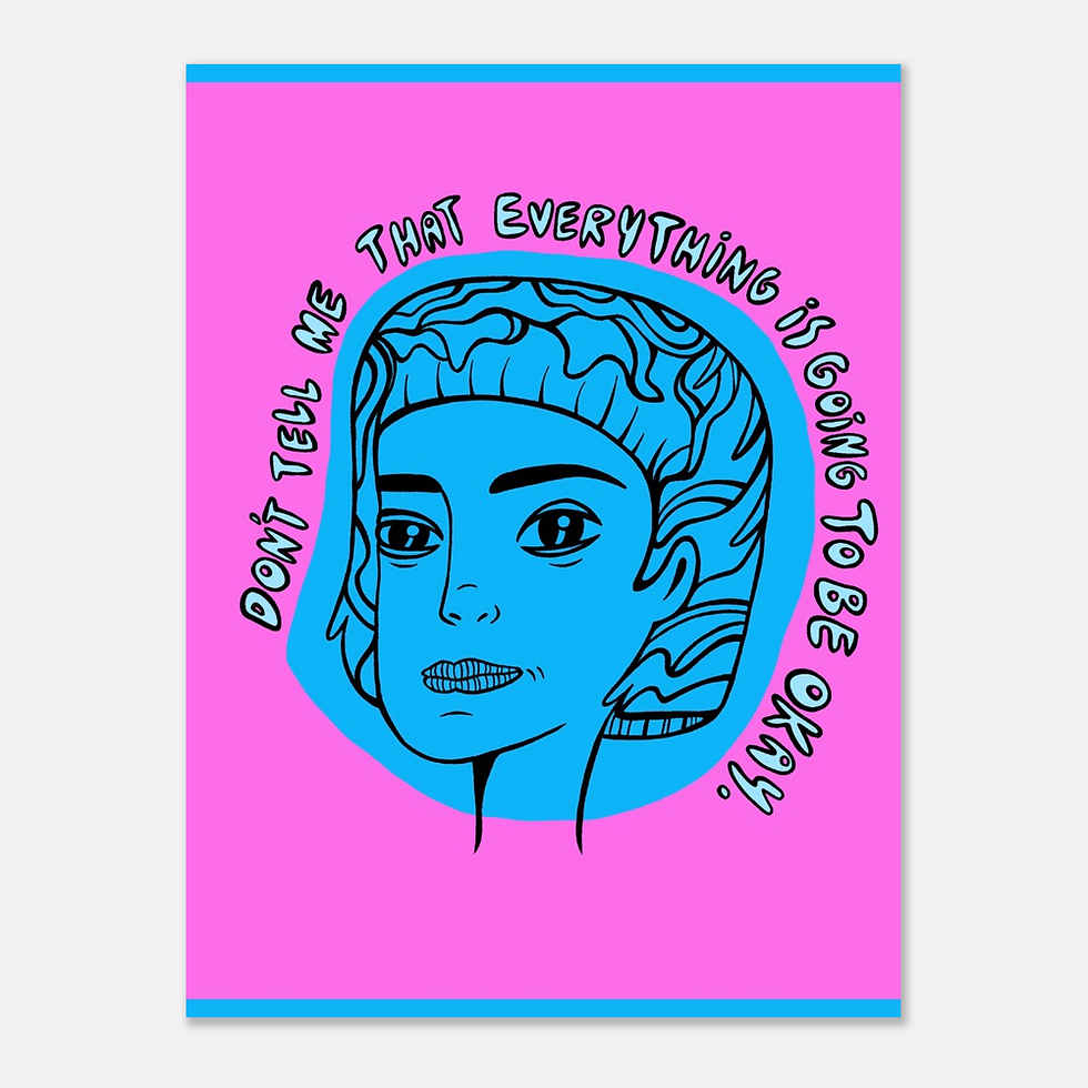 Thumbnail: “Don't Tell Me” Fine Giclée Print (10 x 13 inches)