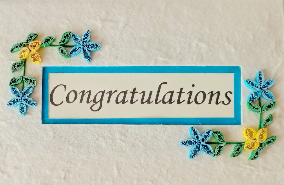 Thumbnail: Congratulations - triple flower
