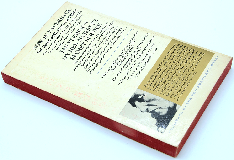 Thumbnail: On Her Majesty's Secret Service: Signet first printing 1964 (D2509)