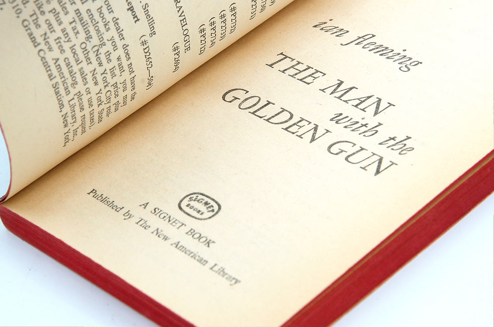 Thumbnail: The Man With The Golden Gun - Signet first printing - 1966 (P2735)