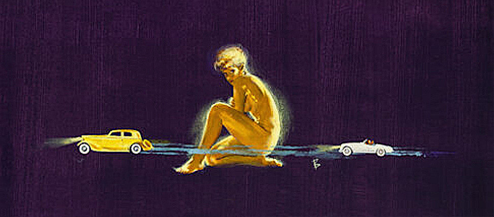The 1962 cover art for Signet Books' 'Goldfinger' novel