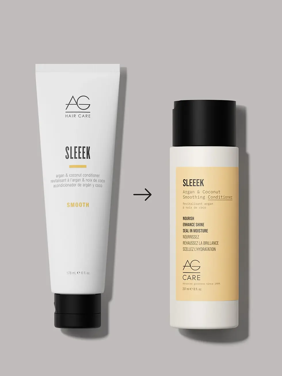 Thumbnail: AG Care | Sleeek Argan & Coconut Smoothing Conditioner - 237ml