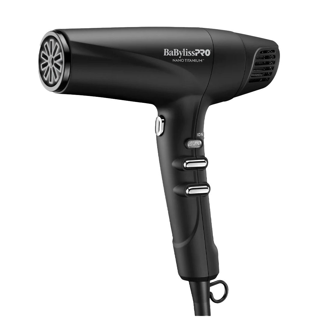BabylissPRO | Nano Titanium High Speed Dual Ionic Hairdryer - Black