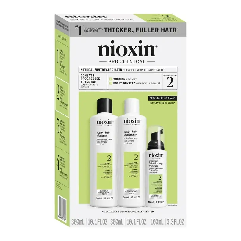 Nioxin | System 2 - Shamp/condi/Mousse kit