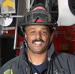 Fireman with Mustache