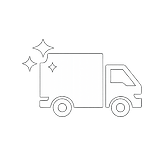 Moderner Fuhrpark mit Transportern und LKW zur Vermietung