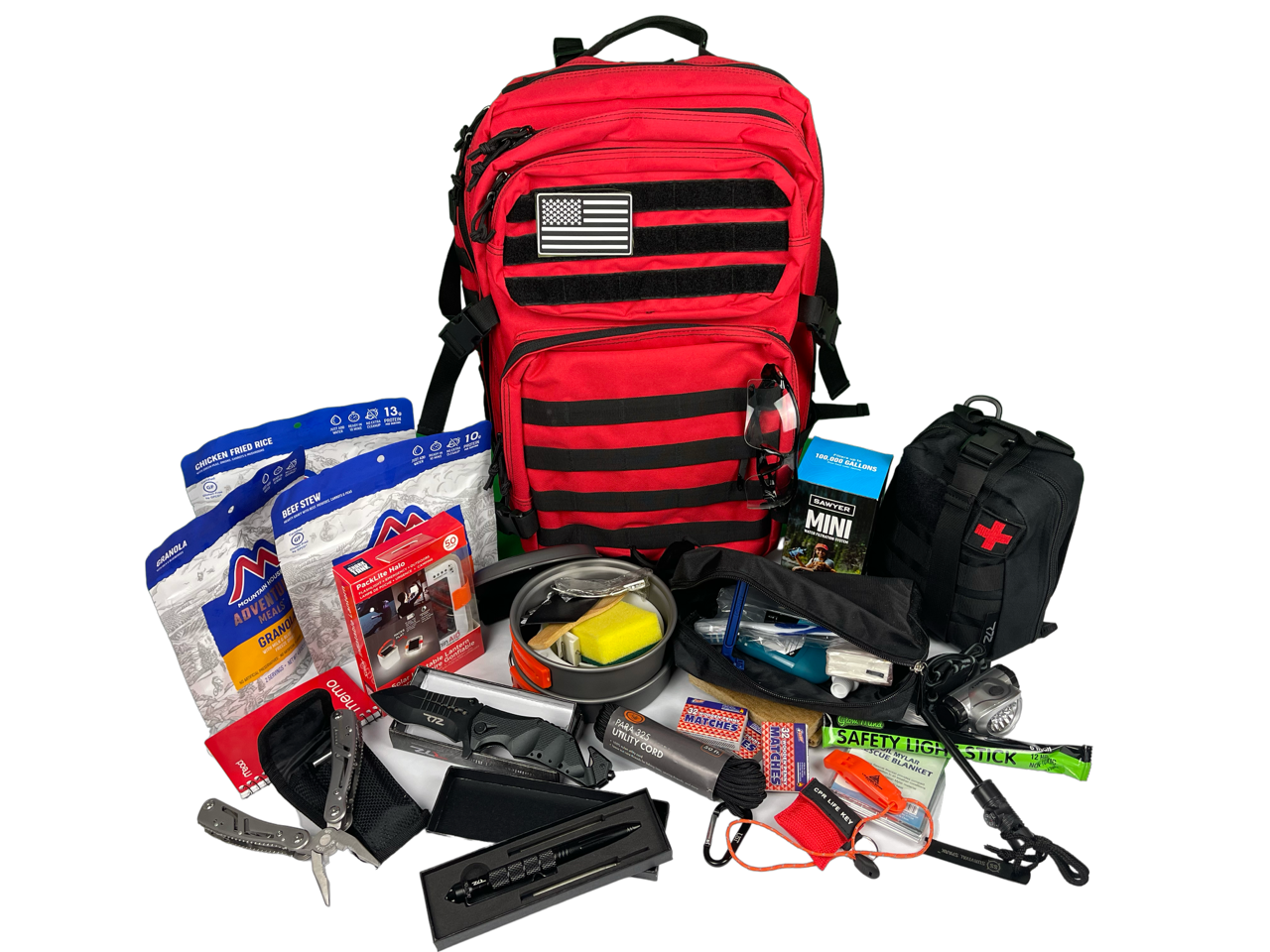 The R72-Hour Kit With the R72 Tactical Backpack