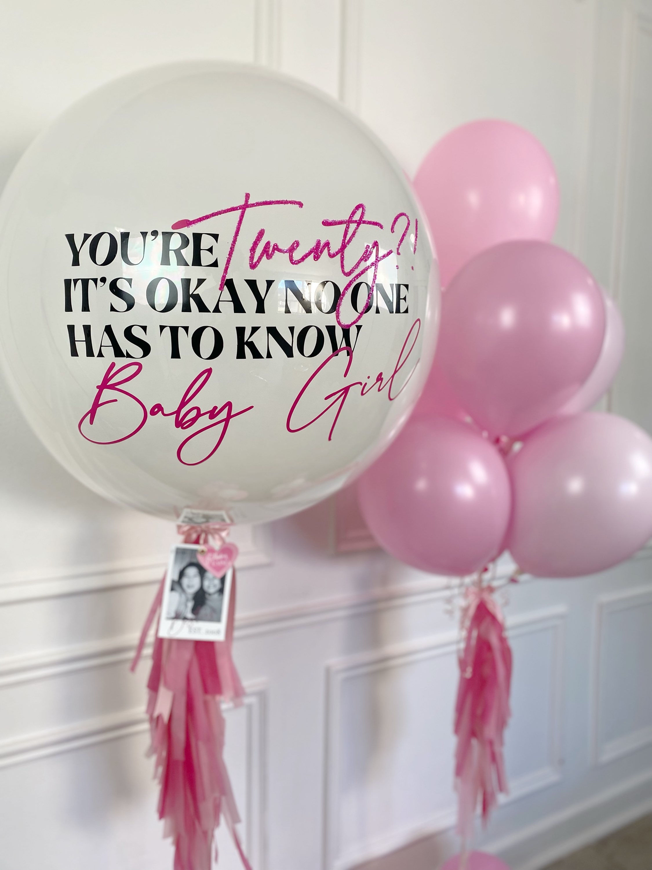 Pink Helium Balloons Toronto