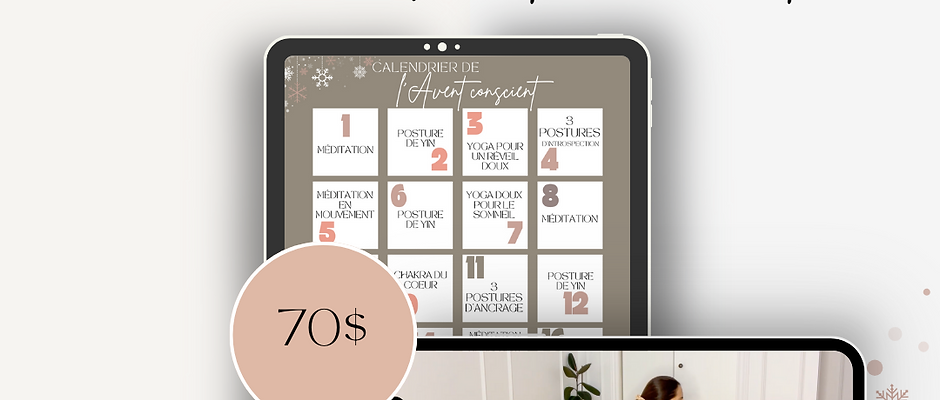 Calendrier de l'Avent conscient