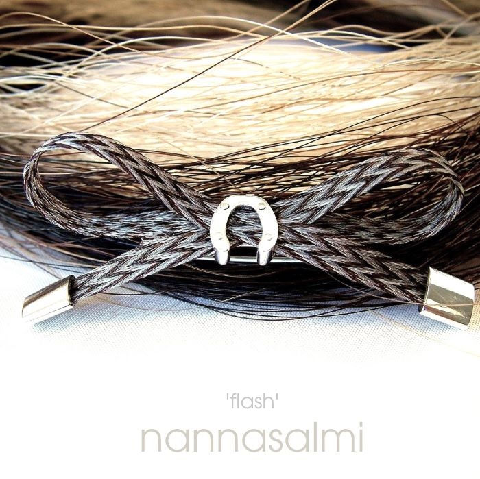 Thumbnail: Custom horsehair brooch Jouhirintakoru Pferdehaarbrosche Paardenhaarbroche Broche en crin 馬毛のブローチ
