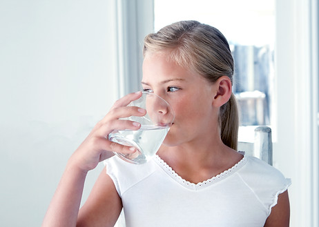 Girl Drinking Water