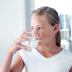 Girl Drinking Water
