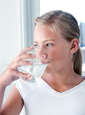 Girl Drinking Water