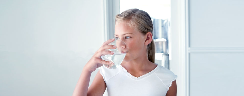 Girl Drinking Water