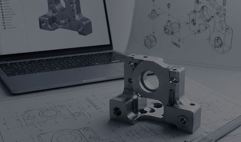 CAD-Konstruktion eines technischen Funktionsbauteils nach Zeichnung
