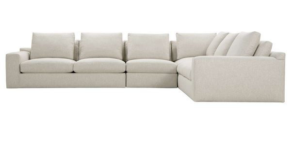 Thumbnail: Piancas Sectional 4 pcs 149" x 117" in Grey Lady