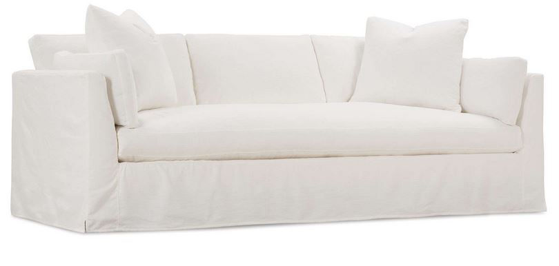 Thumbnail: Denbo 99" Sofa in Vanilla Performance Cotton