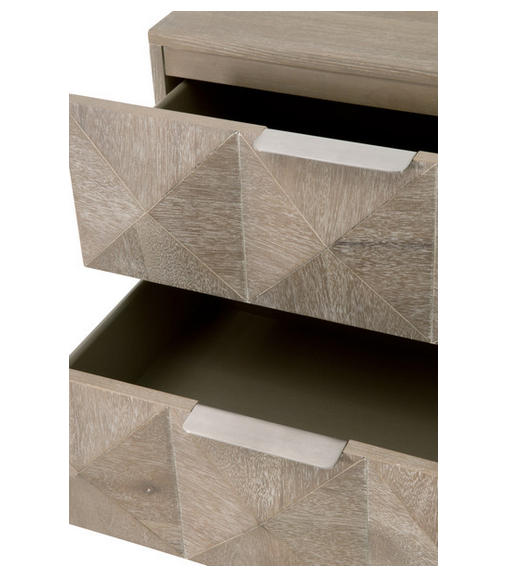 Thumbnail: ATL 23.5" Nightstand in Natural and Steel