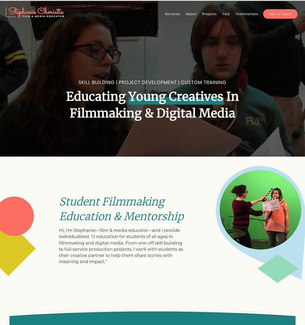 Stephanie Teaches Film